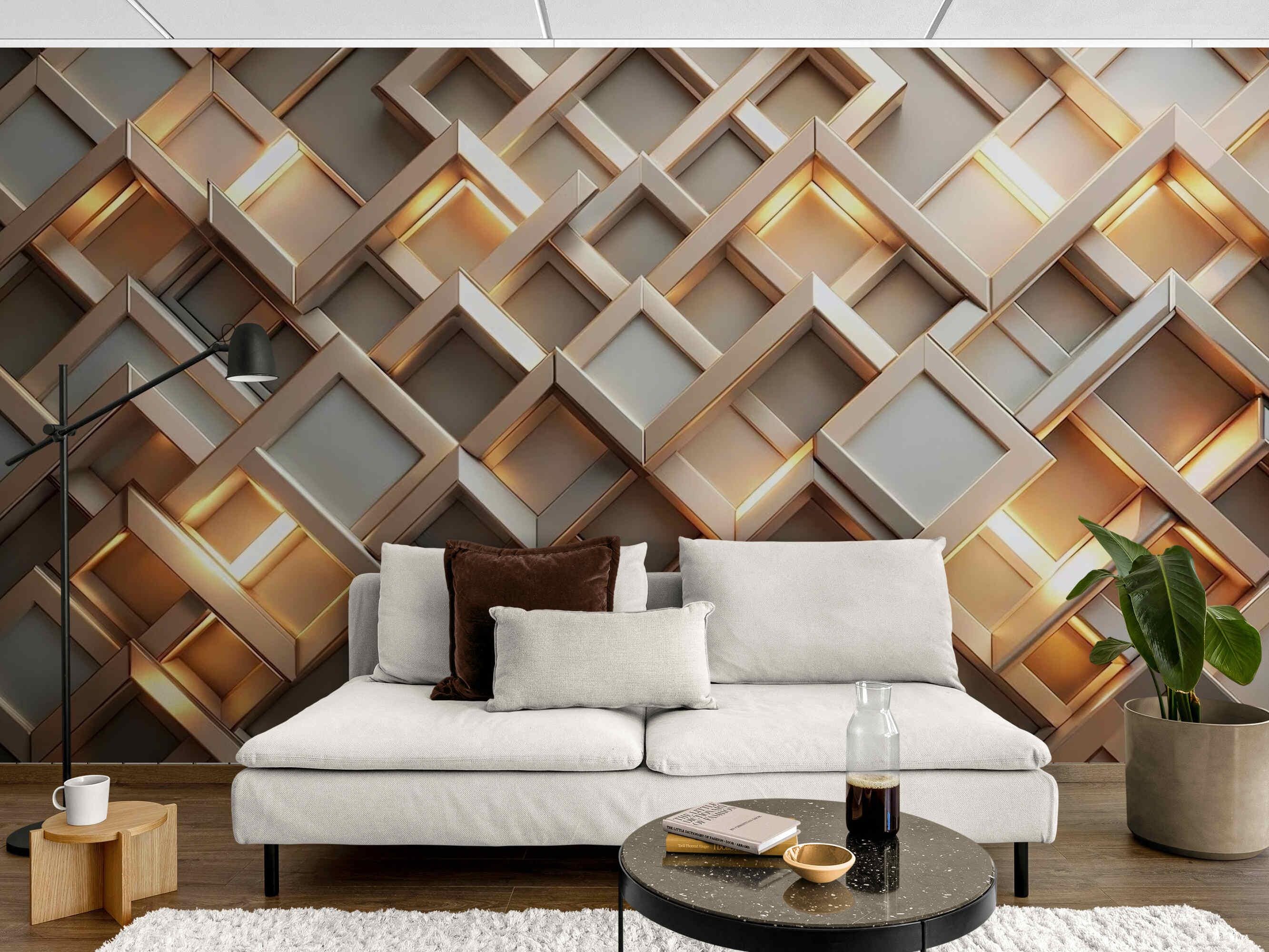 Luxury Living Room Wallpaper